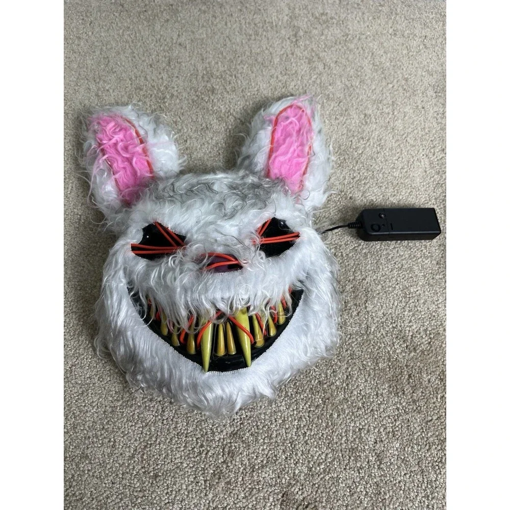 Spirit Halloween Horror Rabbit Costume Child XL 14-16 with Mask Evil Bunny